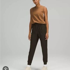lululemon Stretch High-Rise Jogger Full Length size 2 dark olive
